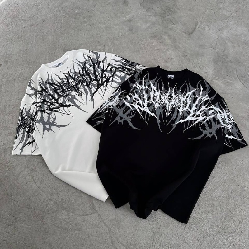 Streetwear Brand Font - Y2K Goth Streetwear Merk Unisex Oversized