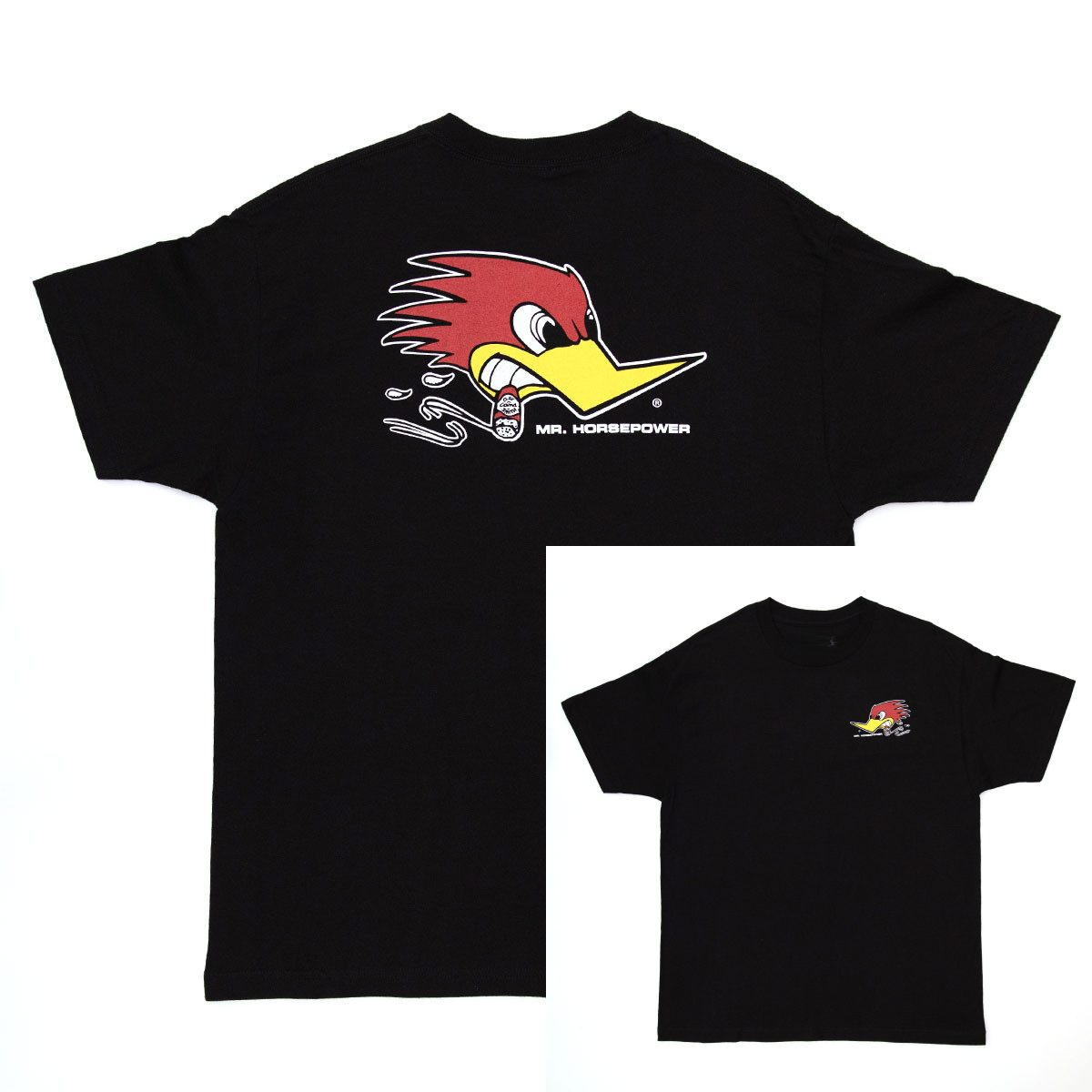 Streetwear Brand Logos - Rode Specht Logo Klassieke Raceauto Modificatie