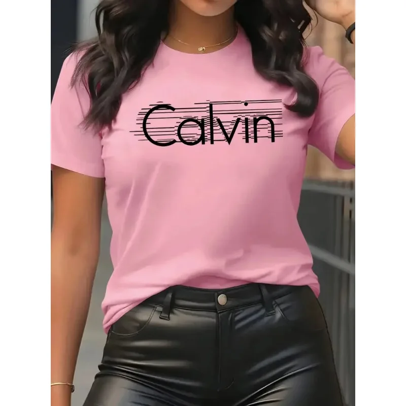 Calvin Dames T-shirt Vrijetijd - Streetwear Brand Fashion recensie en prijs