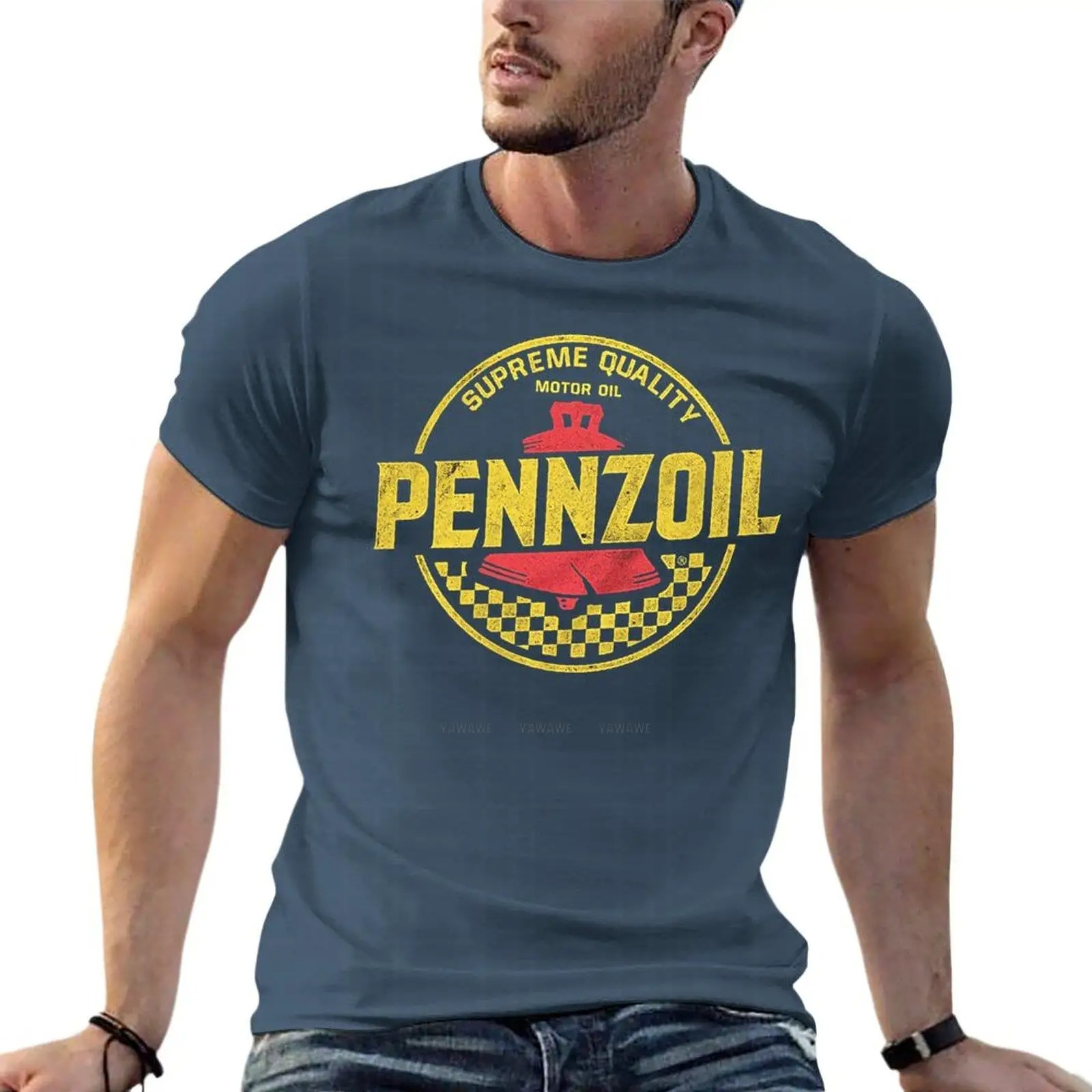 Distressed Pennzoil Motor Olie - Streetwear Brand Logos recensie en prijs